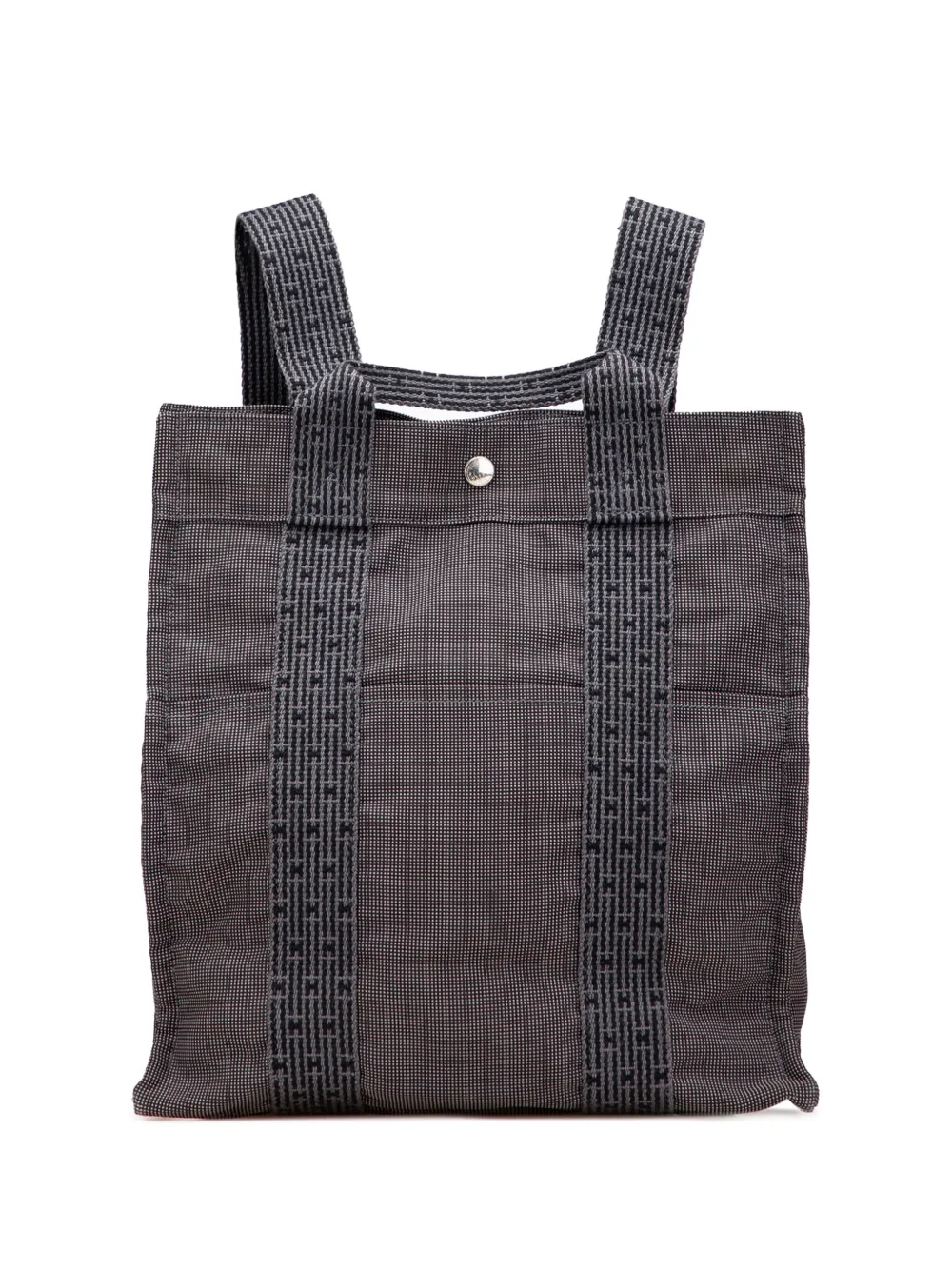 Hermès Pre-Owned 1990-2010 Canvas Herline MM backpack - グレー Hermès Pre-Owned 1990-2010 Canvas Herline MM backpack - グレー