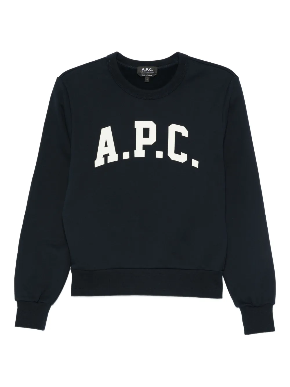 A.P.C. logo-appliqué sweatshirt | Blue | Image 1