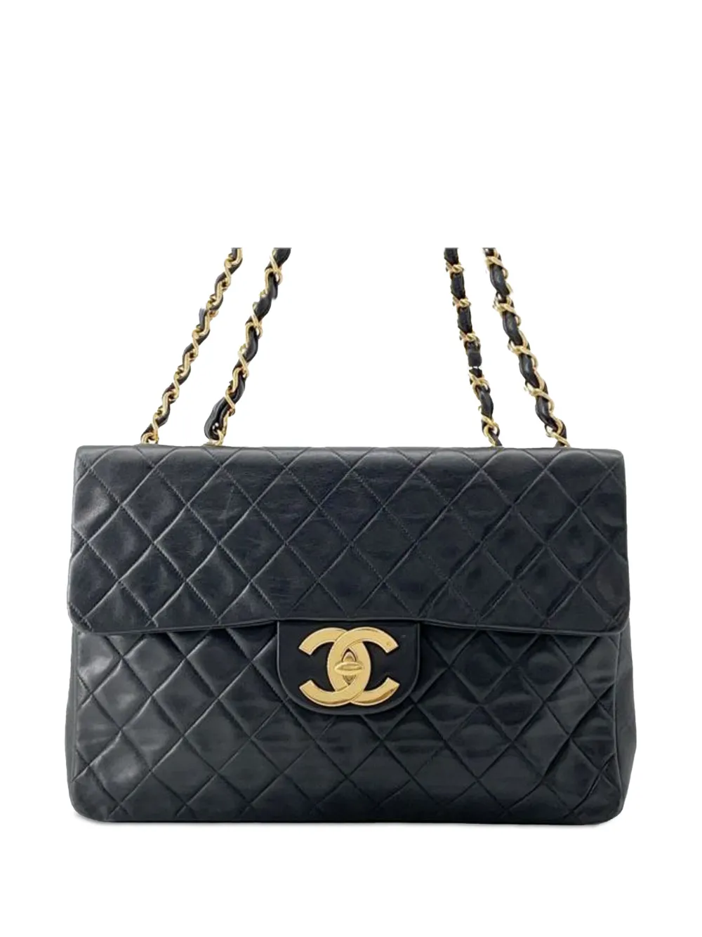 CHANEL Pre-Owned 1991-1994 Jumbo XL Classic Lambskin Single Flap CHANEL Pre-Owned 1991-1994 Jumbo XL Classic Lambskin Single Flap