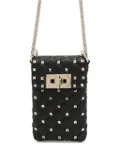 Valentino Garavani Pre-Owned 2016-2025 Lambskin Rockstud Spike Phone Case crossbody bag - Black