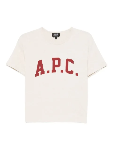 A.P.C. logo-print T-shirt