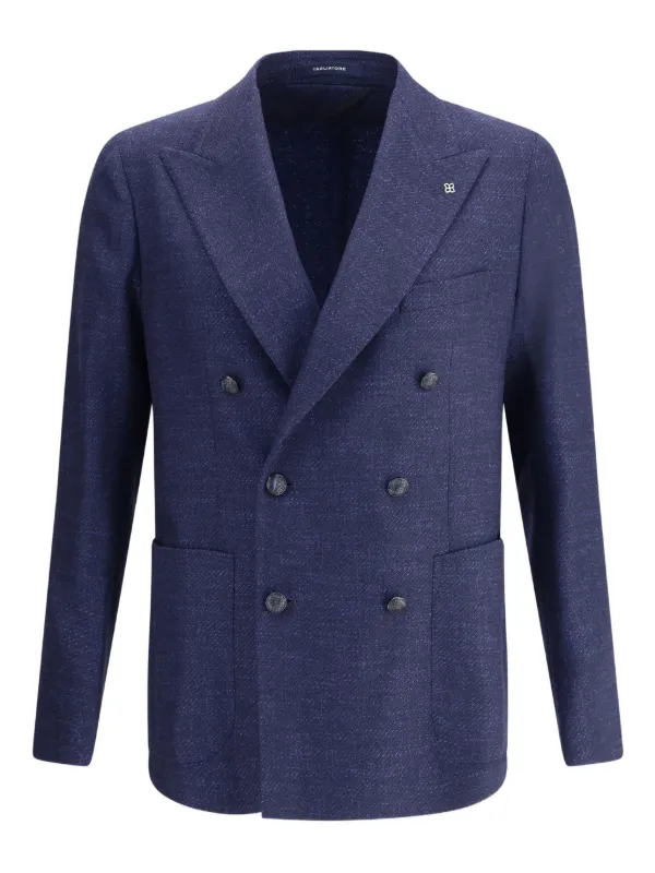 TAGLIATORE ダブルブレストジャケット ダークブルー Tagliatore ダブルジャケット | ブルー | FARFETCH JP