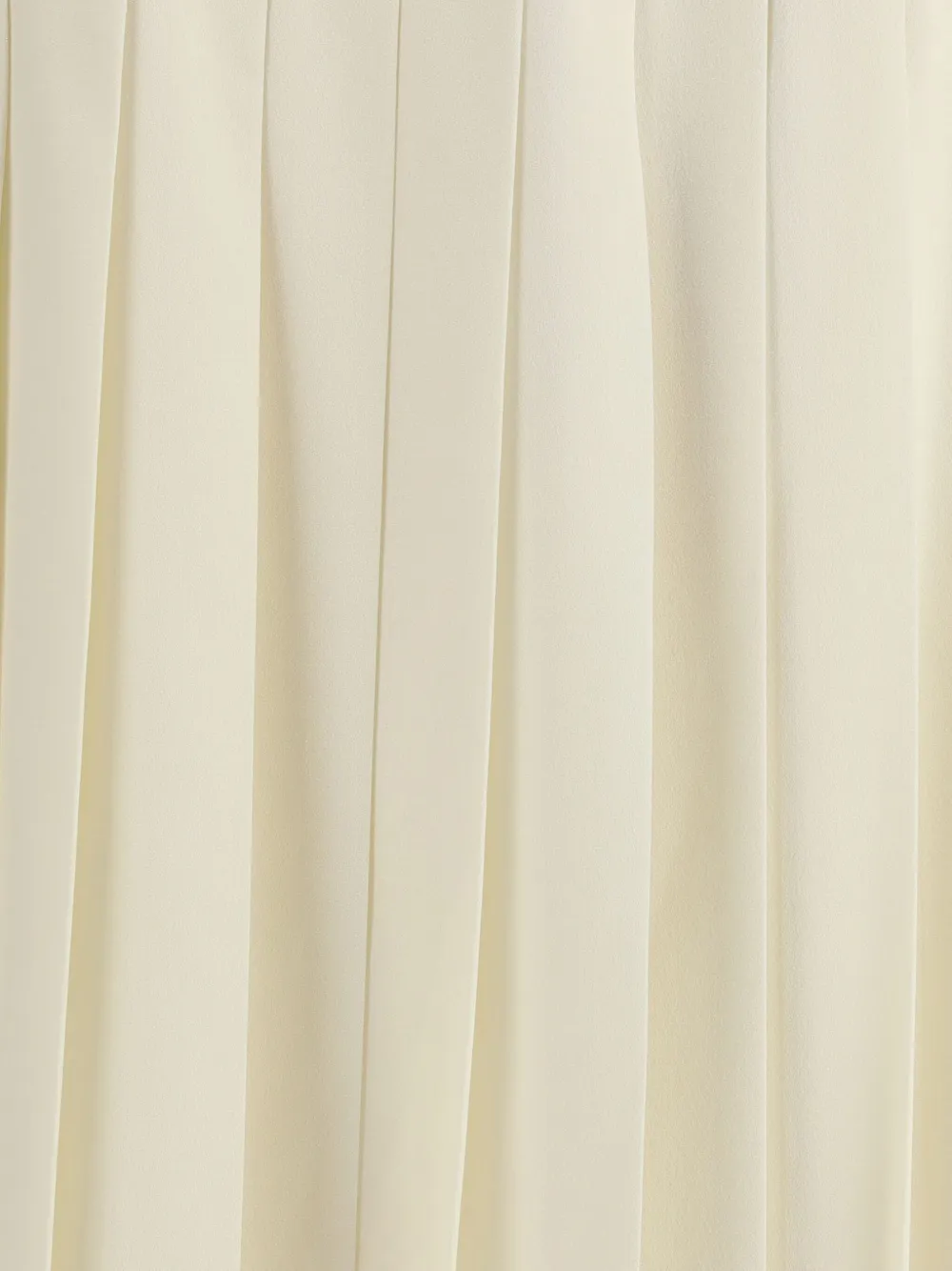 Alessandra Rich Pleated Midi Skirt In White