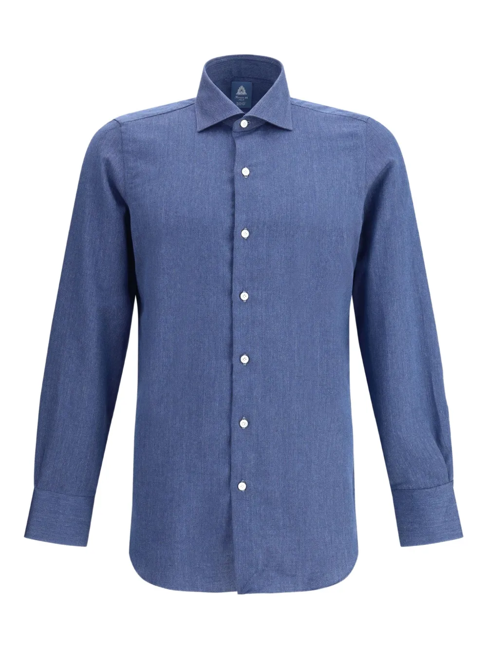Finamore 1925 Napoli long-sleeves cotton shirt - ブルー Finamore 1925 Napoli long-sleeves cotton shirt - ブルー