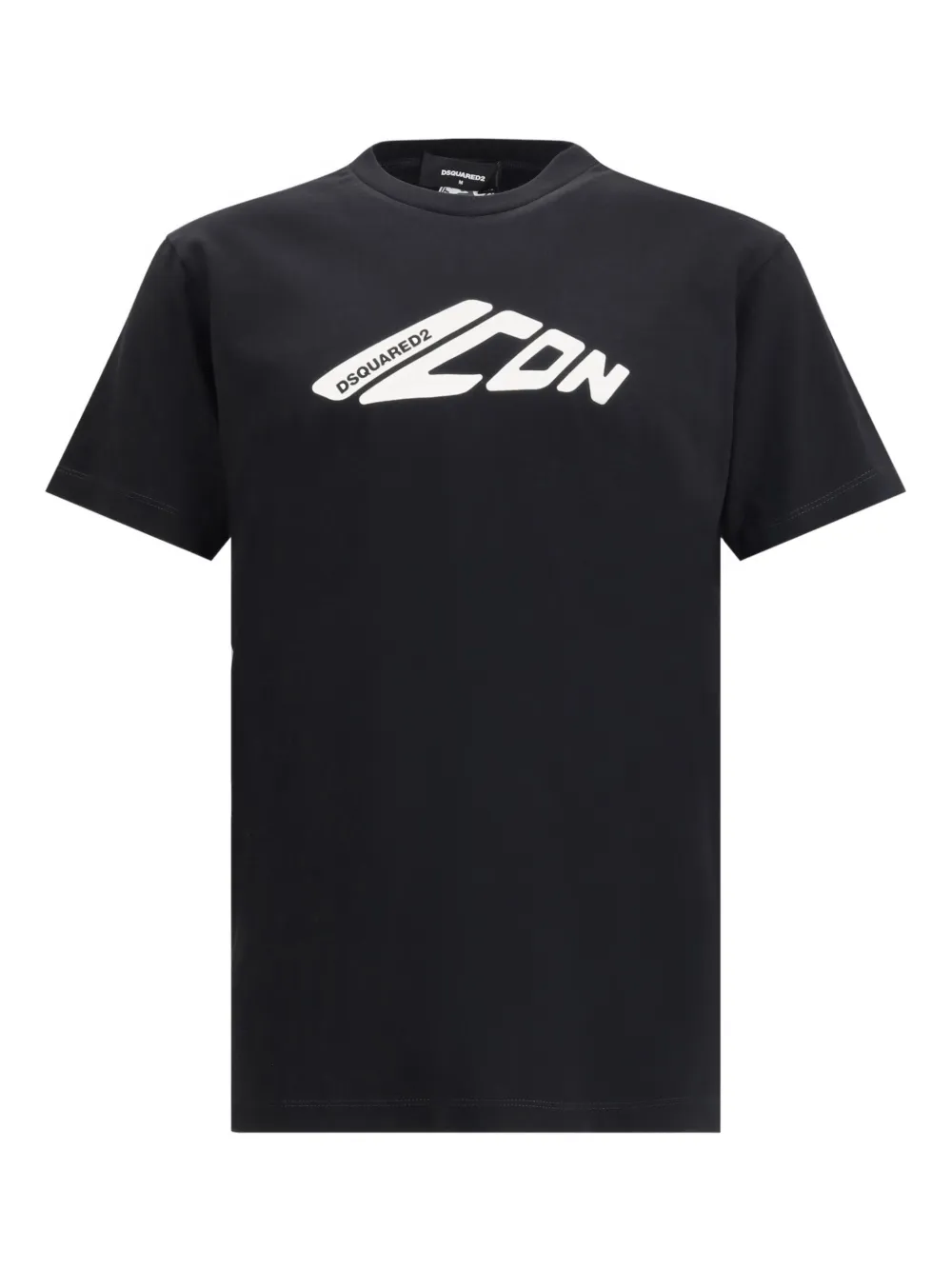 Dsquared2 Men Logoed T-shirt In Black