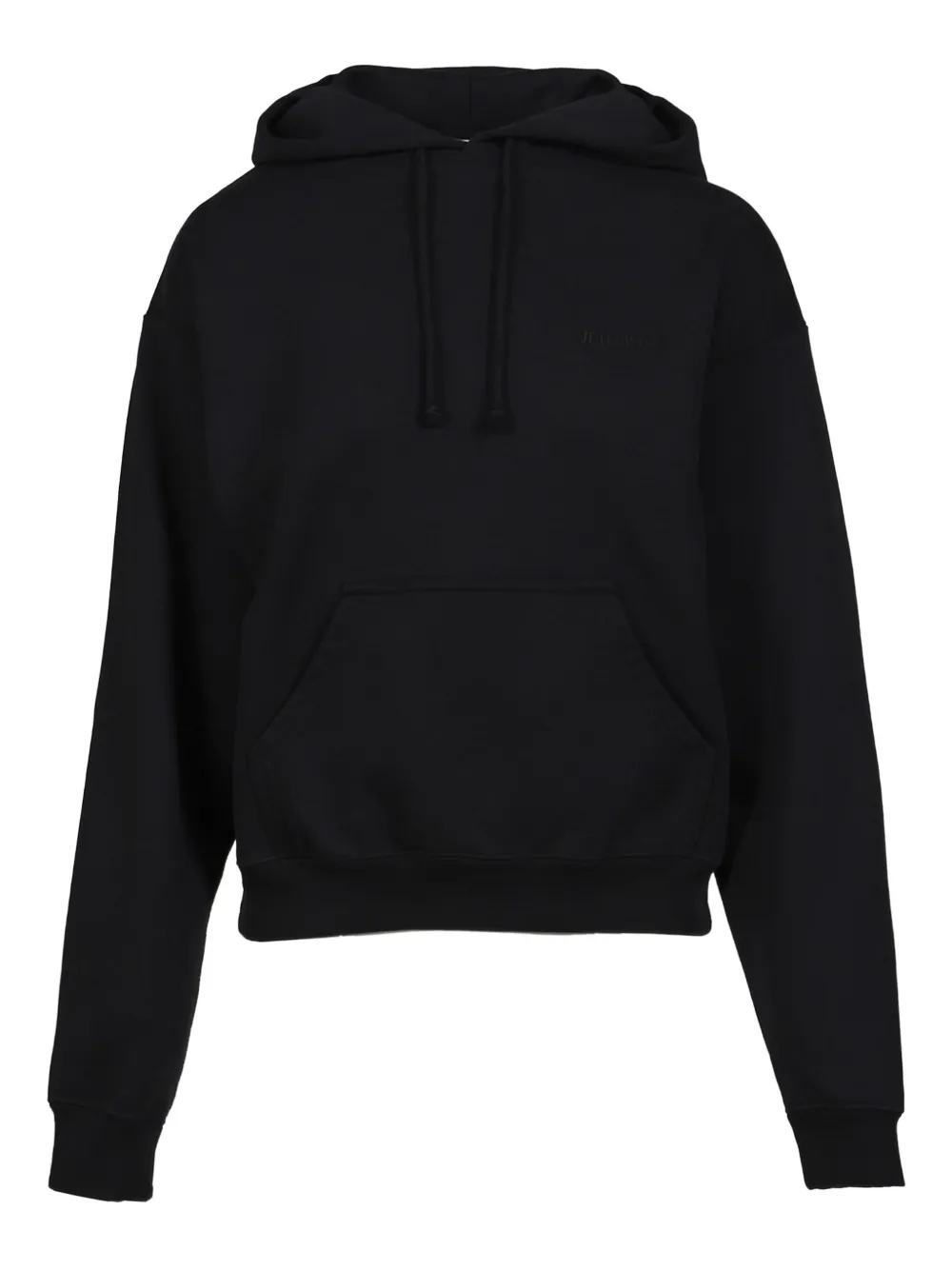 VETEMENTS drawstring hoodie | Black | Image 1