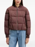 HUGO zip-fastening padded jacket - Brown