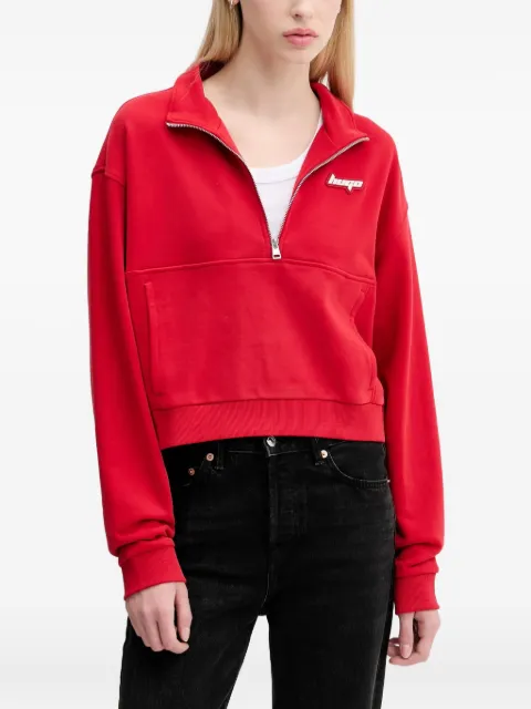 HUGO logo-detail sweatshirt
