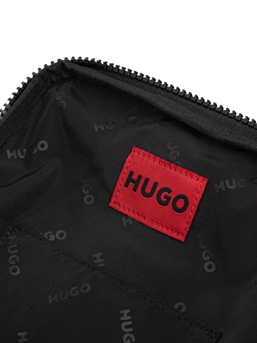 HUGO Heuptas met logopatch Zwart