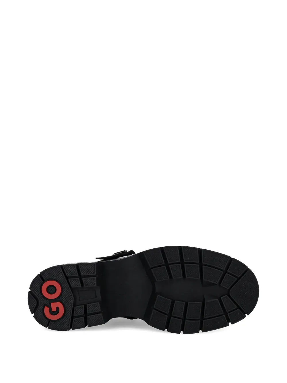 Hugo Boss Buckle-detail Platform Loafers In Black
