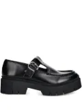 HUGO buckle-detail platform loafers - Black