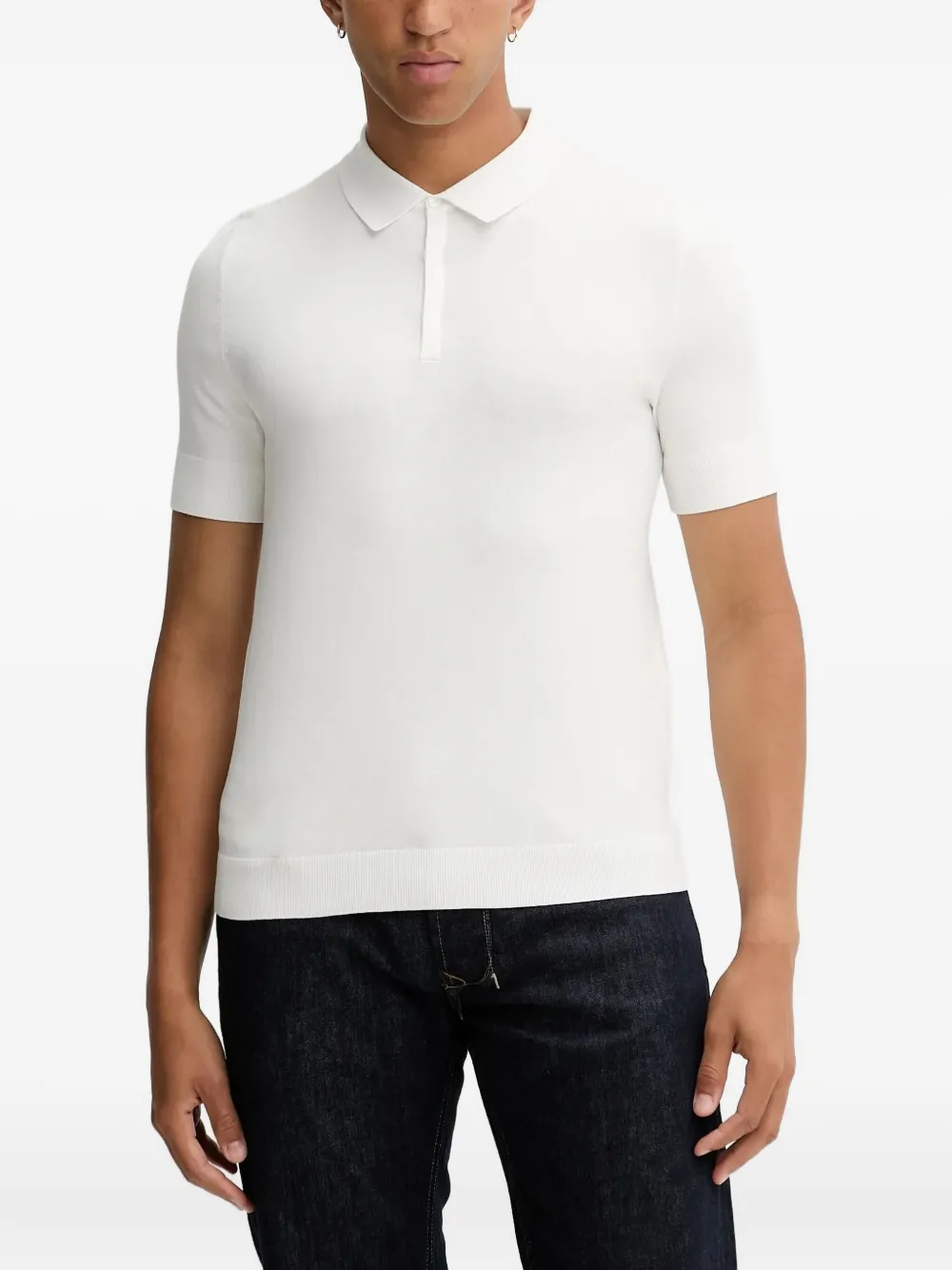 HUGO Poloshirt met logo Wit
