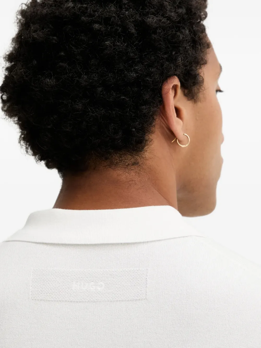 HUGO Poloshirt met logo Wit