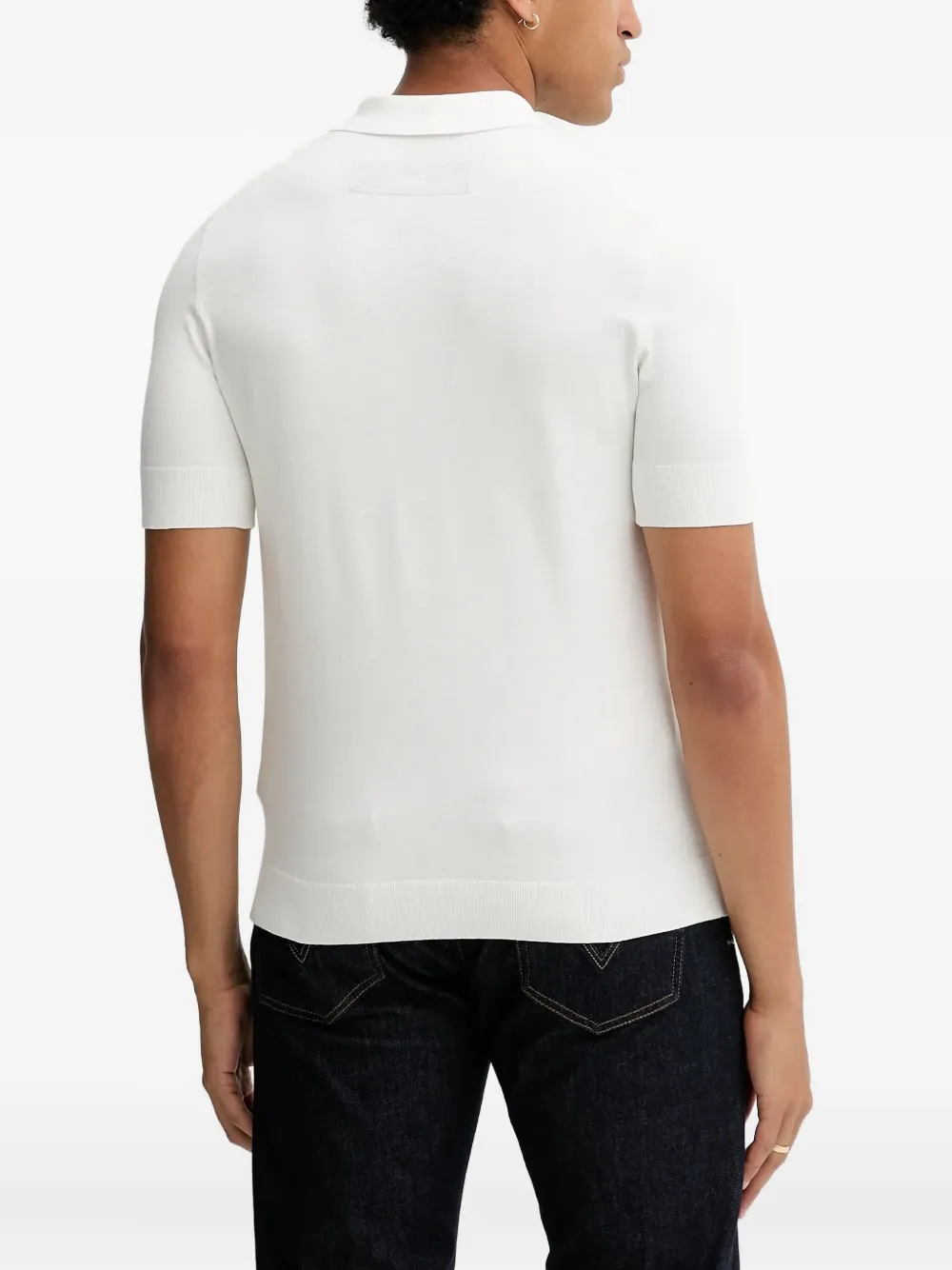 HUGO Poloshirt met logo Wit