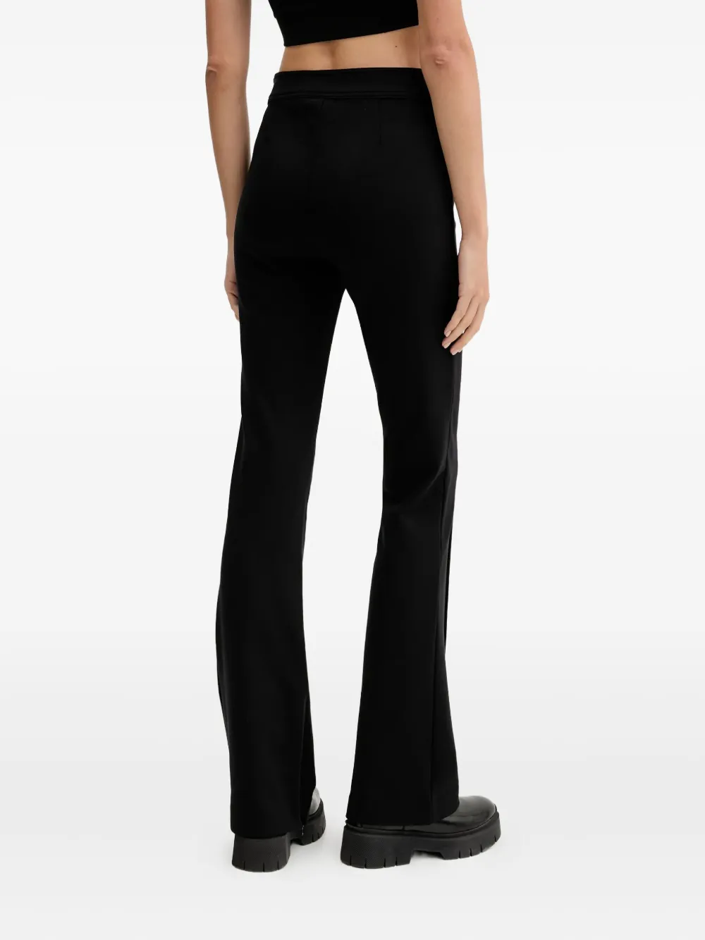 HUGO Flared broek Zwart