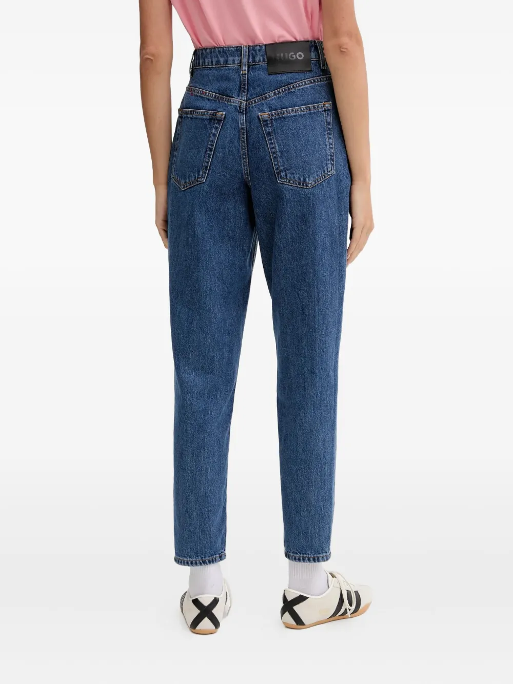 HUGO Straight jeans Blauw