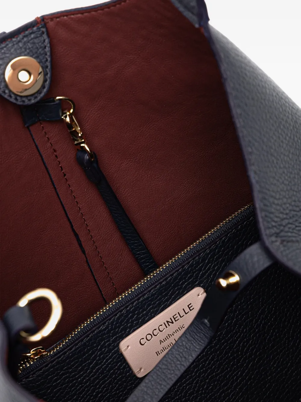 Coccinelle C-Easy shopper met logo bedel Blauw