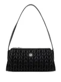 HUGO quilted-effect shoulder bag - Black