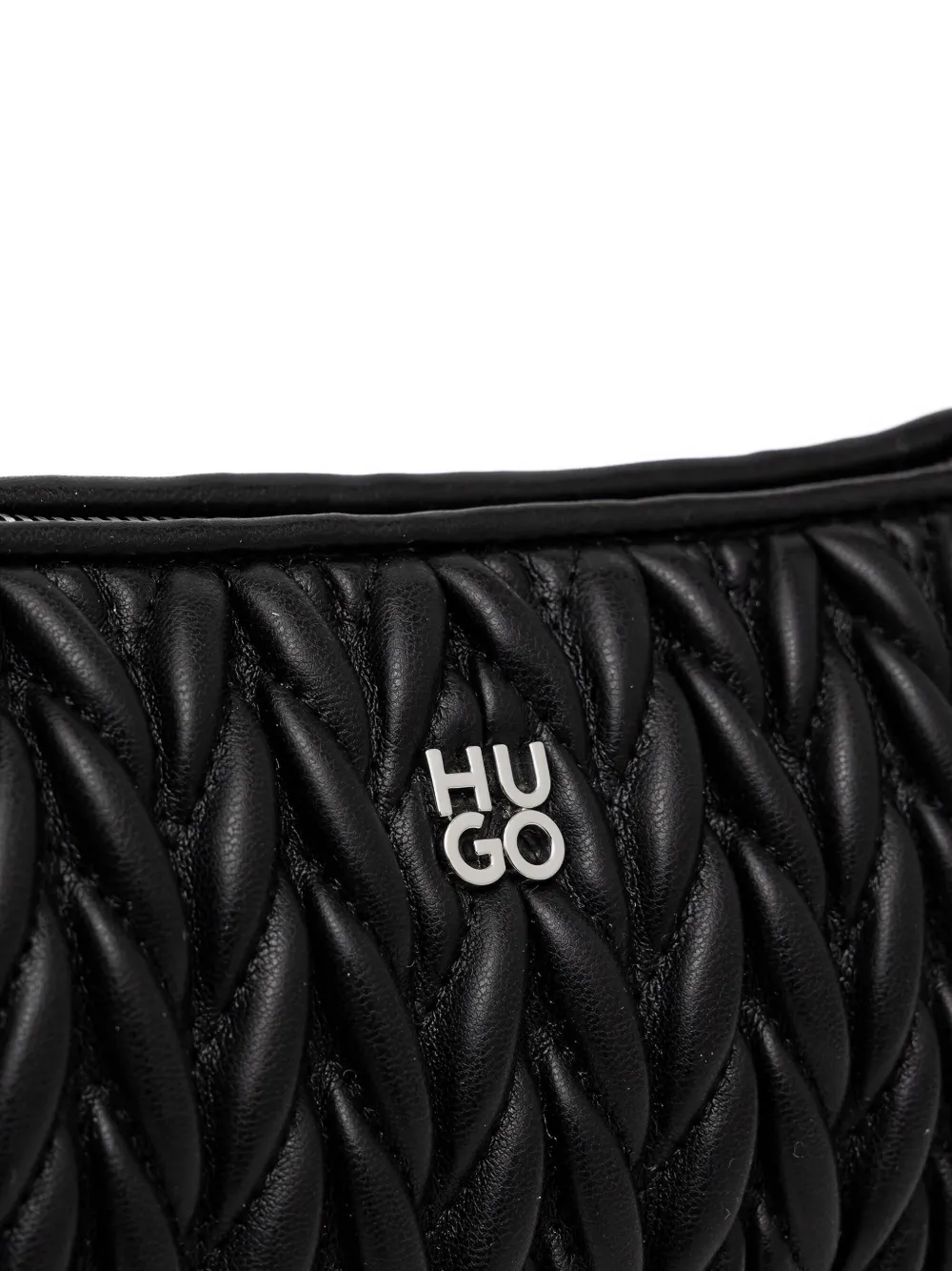 HUGO Schoudertas met gewatteerd-effect Zwart