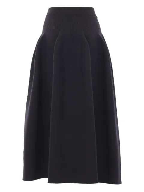 CFCL ribbed flared skirt