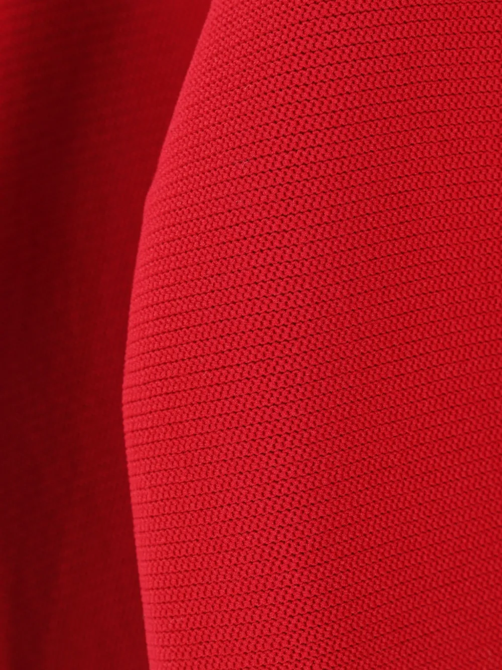 Cfcl Ribbed Peplum Cardigan In Red