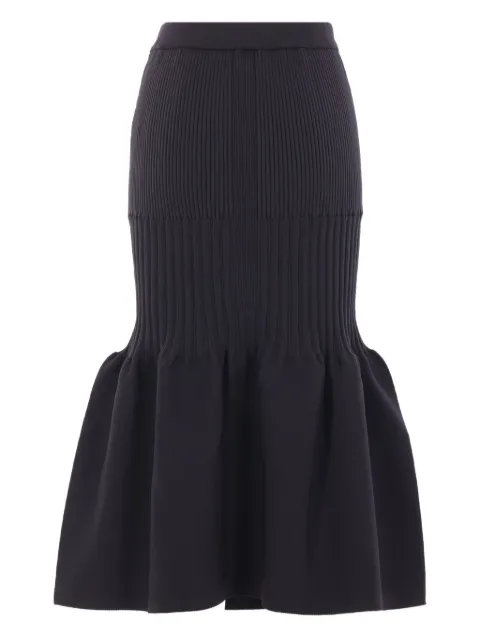 CFCL ribbed peplum skirt
