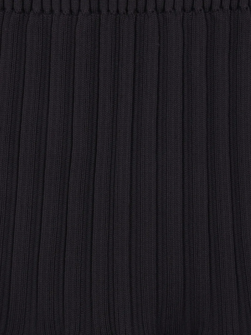 Cfcl Ribbed Peplum Skirt In Black
