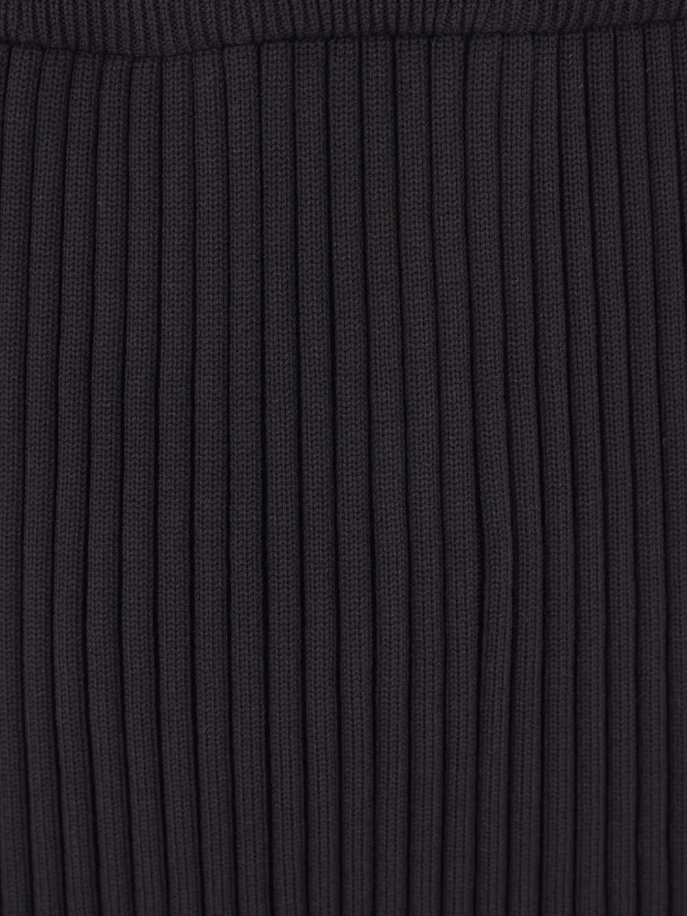 Cfcl Ribbed Peplum Skirt In Black