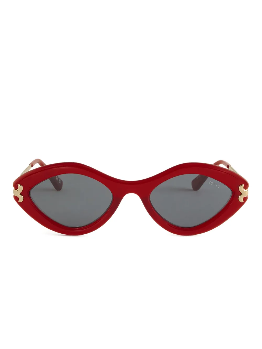 PUCCI Zonnebril met cat-eye montuur Rood