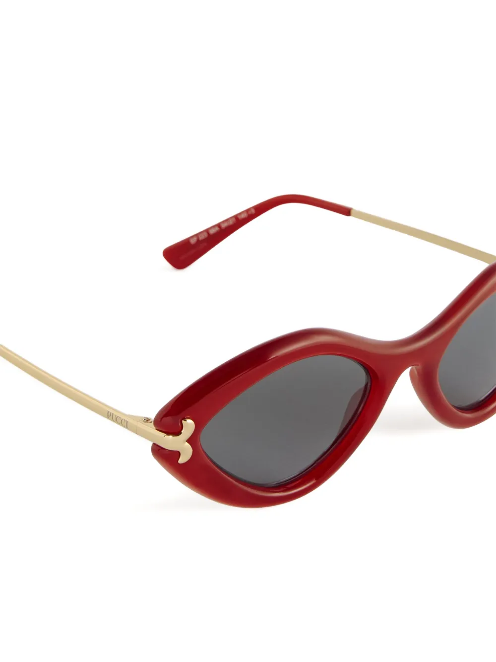PUCCI Zonnebril met cat-eye montuur Rood