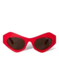 PUCCI geometric sunglasses - Red