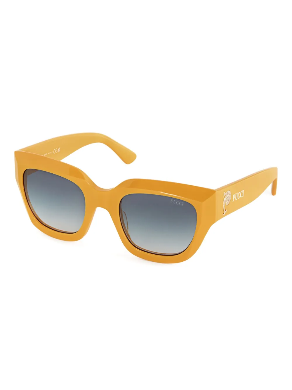 PUCCI square sunglasses - Geel
