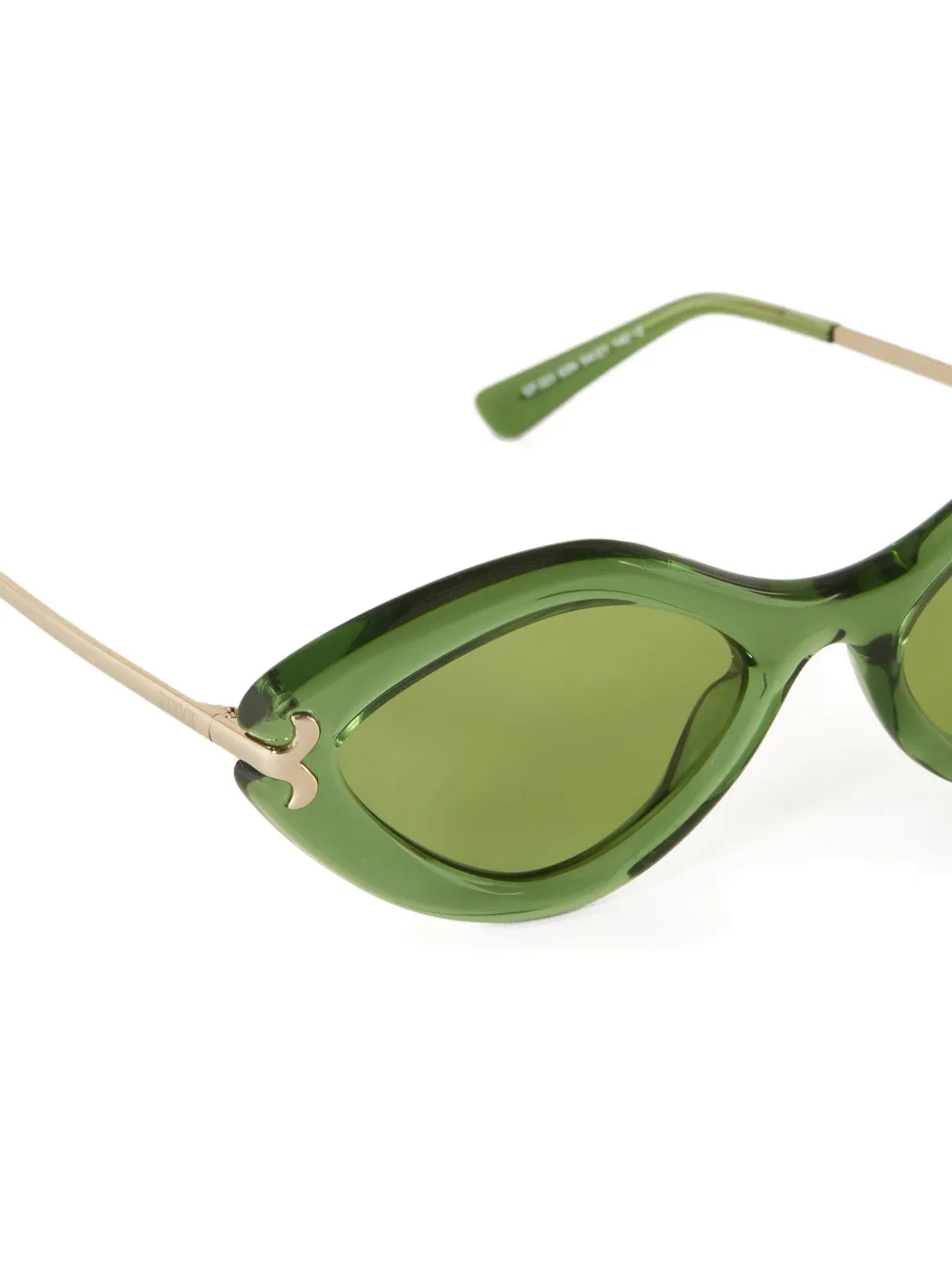 PUCCI Zonnebril met geometrisch montuur Groen