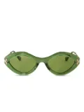 PUCCI geometric-frame sunglasses - Green