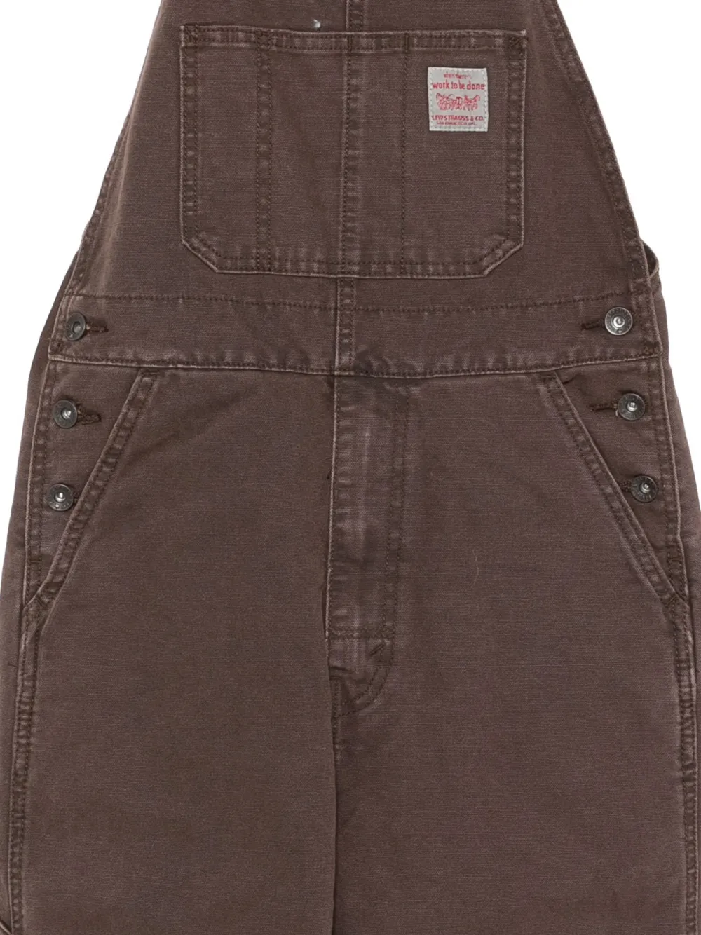 Levi's Red Tab™ overall met knoopsluiting Bruin