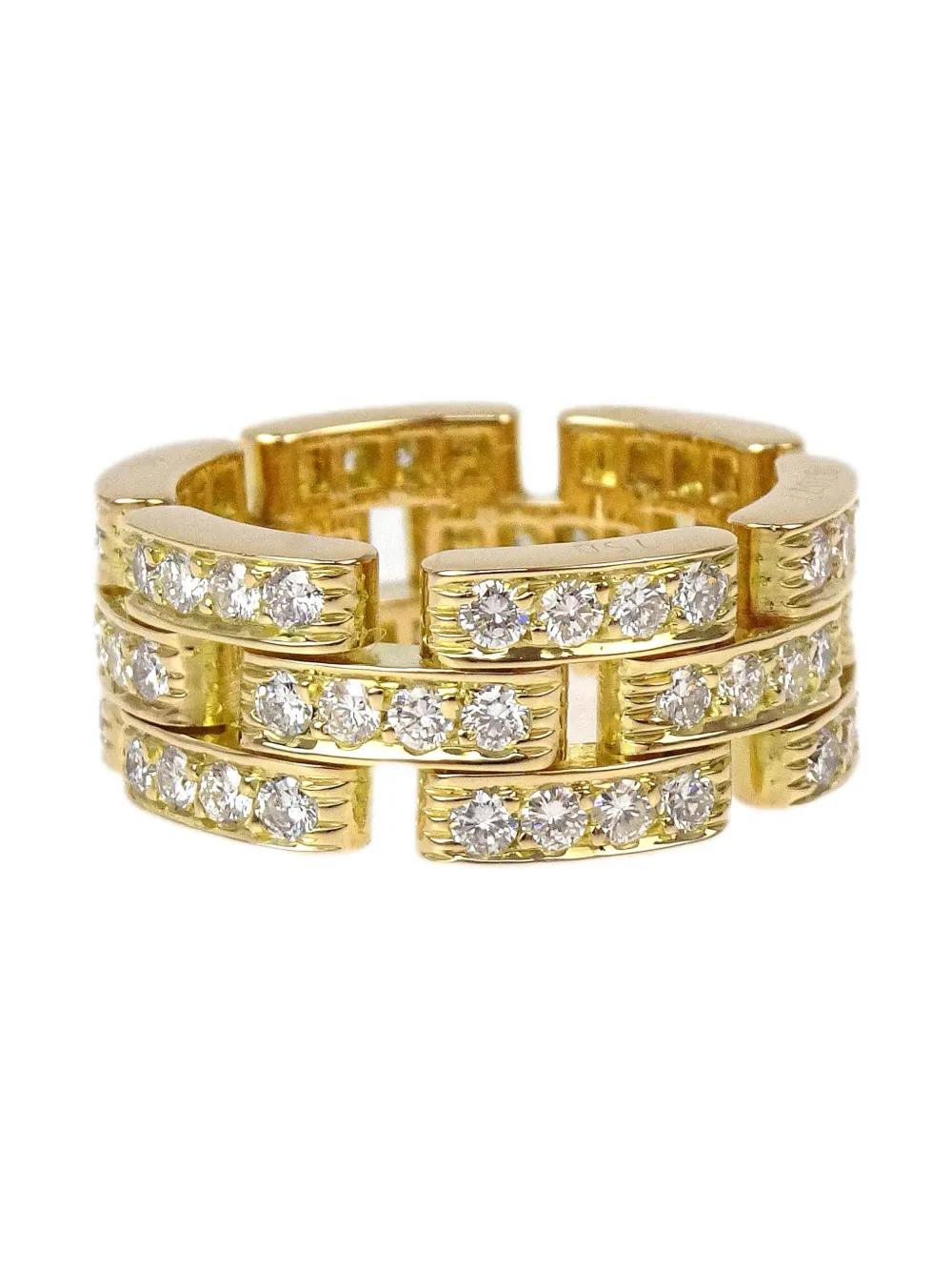 Cartier 1990-2000s マイヨン パンテール リング 18Kイエローゴールド - ゴールドトーン Cartier 1990-2000s マイヨン パンテール リング 18Kイエローゴールド - ゴールドトーン