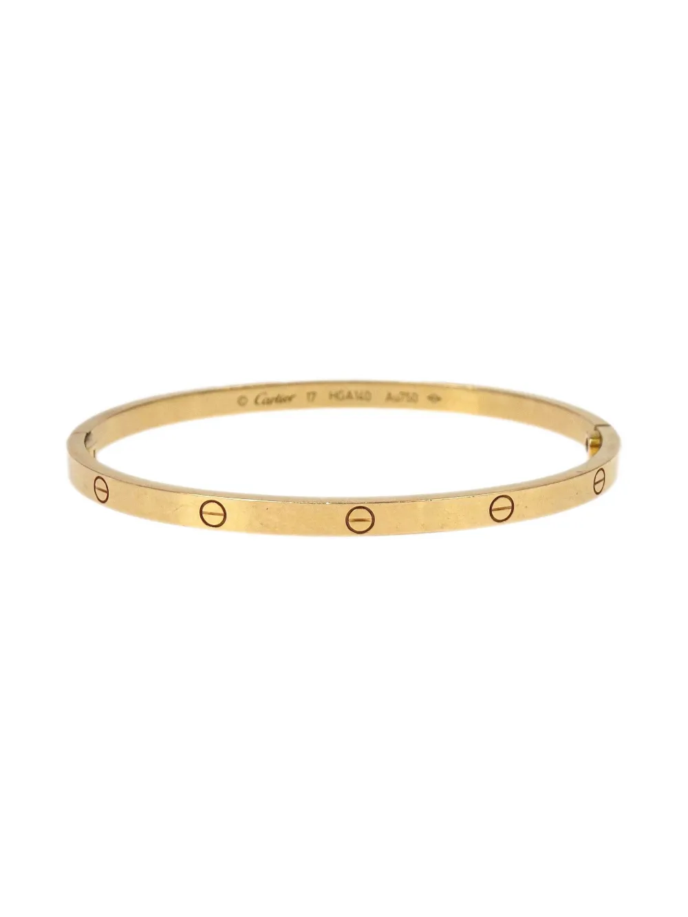 Cartier 1990-2000s 18Kローズゴールド Love ブレスレット - ゴールドトーン Cartier 1990-2000s 18Kローズゴールド Love ブレスレット - ゴールドトーン