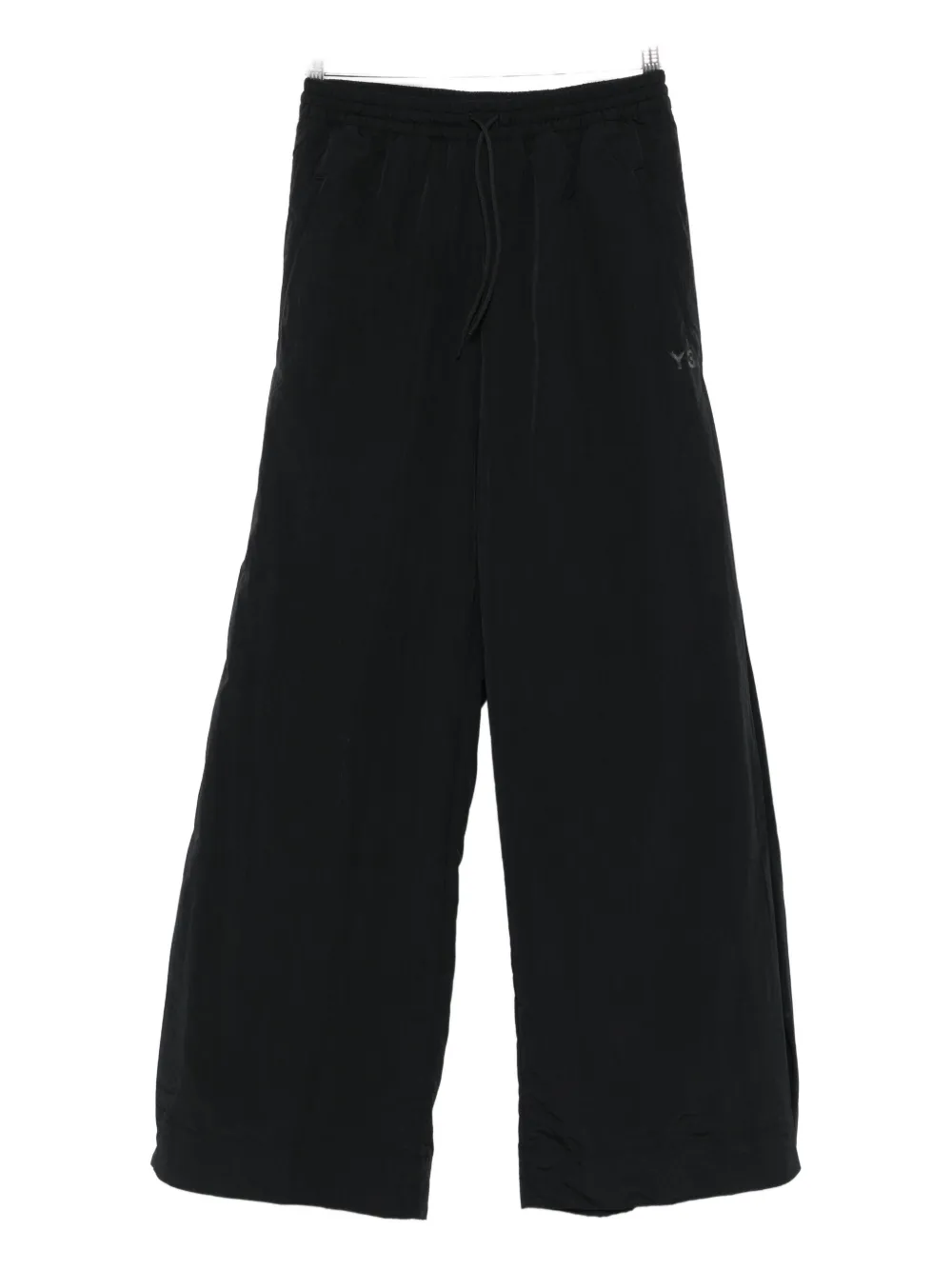 Y-3 Joggingbroek met trekkoord en wijde pijpen Zwart
