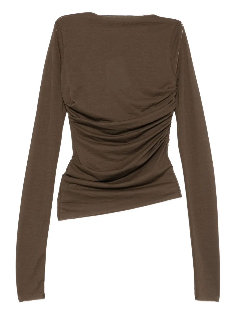 Soeur Gaia gathered top - Bruin