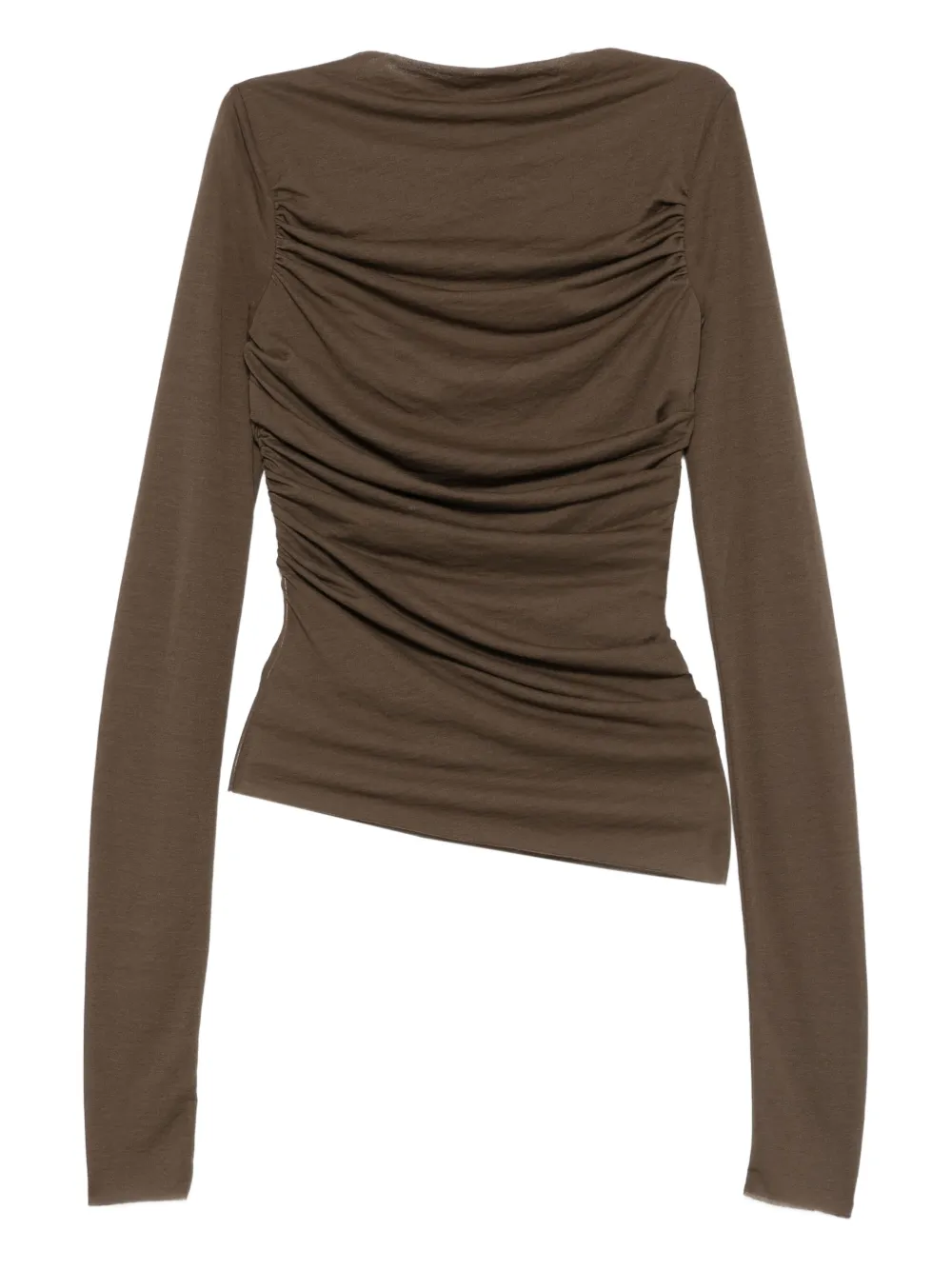 Soeur Gaia gesmockte top Bruin