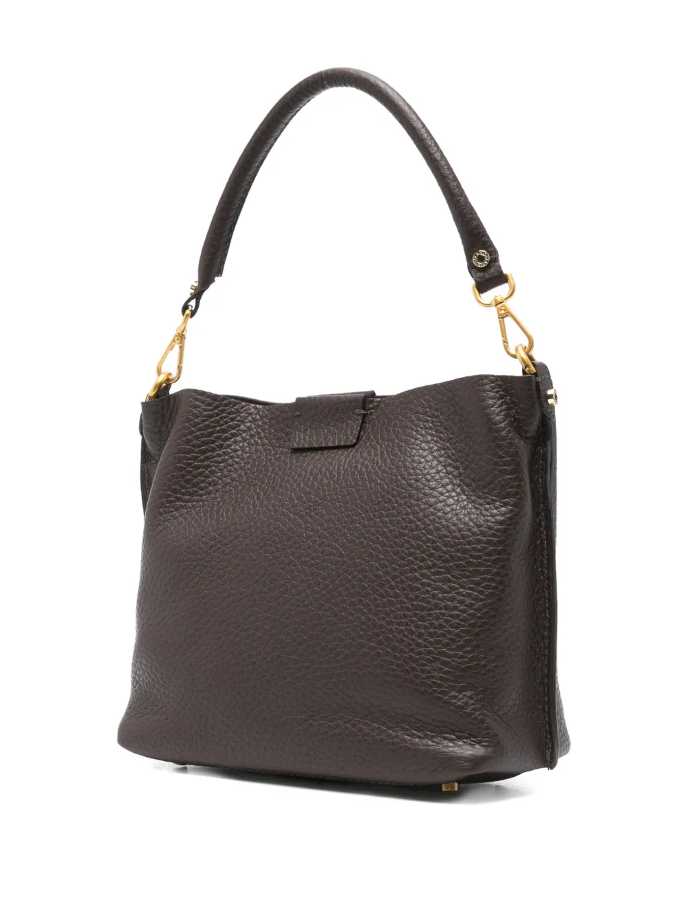 Gianni Chiarini Aretha Leather Top-handle Bag In Brown