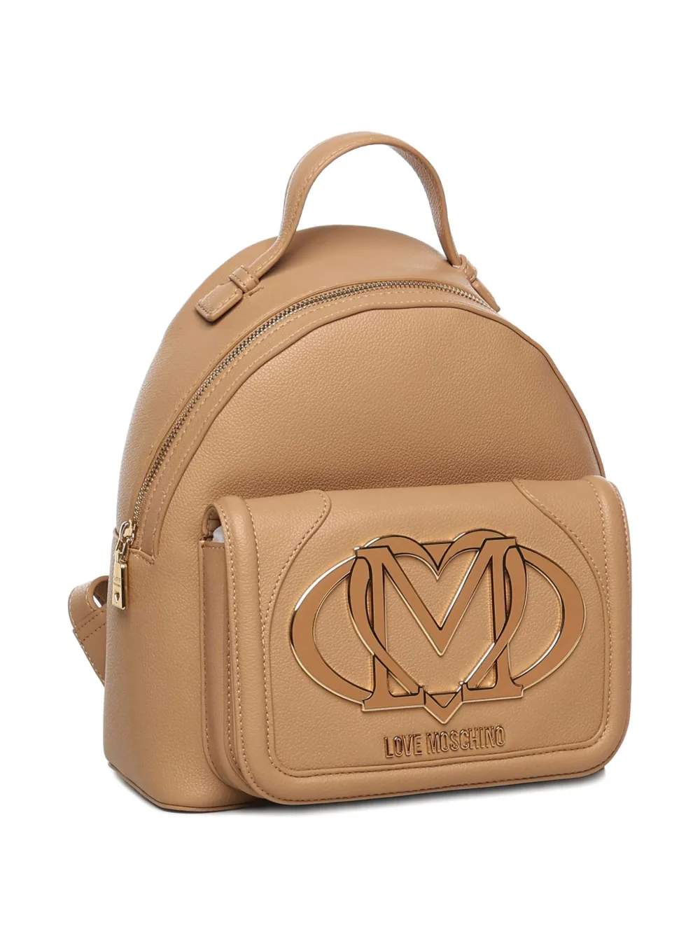 Love Moschino Rugzak met logoplakkaat Bruin