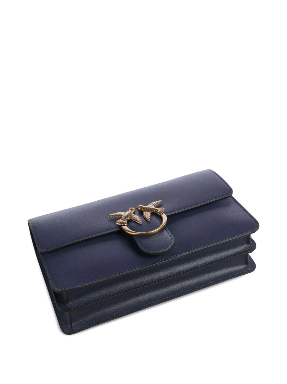 PINKO Classic Love One crossbodytas met ketting Blauw