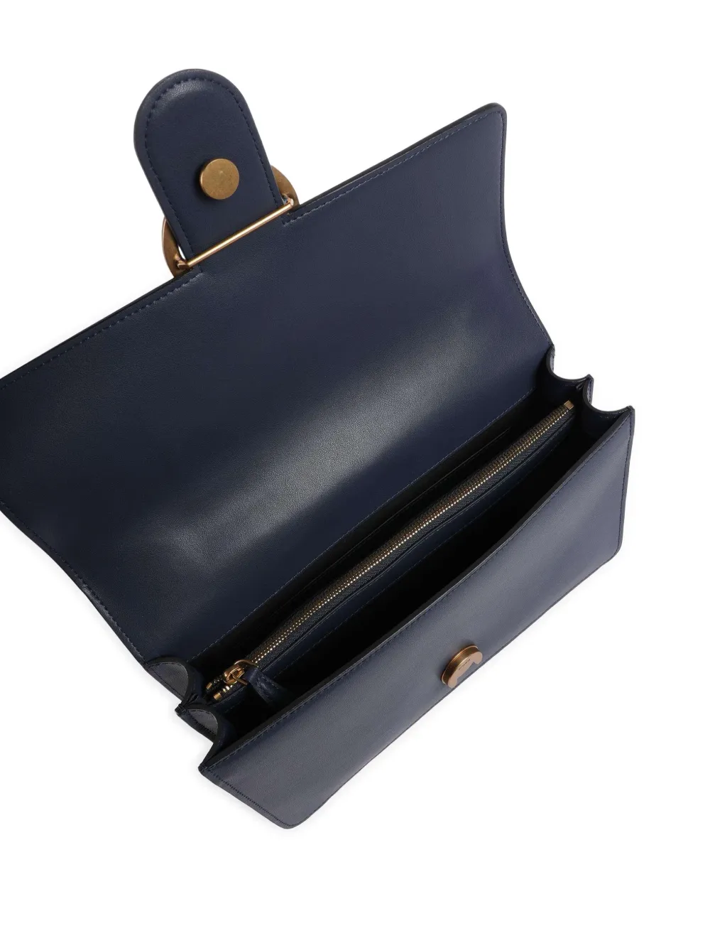 PINKO Classic Love One crossbodytas met ketting Blauw