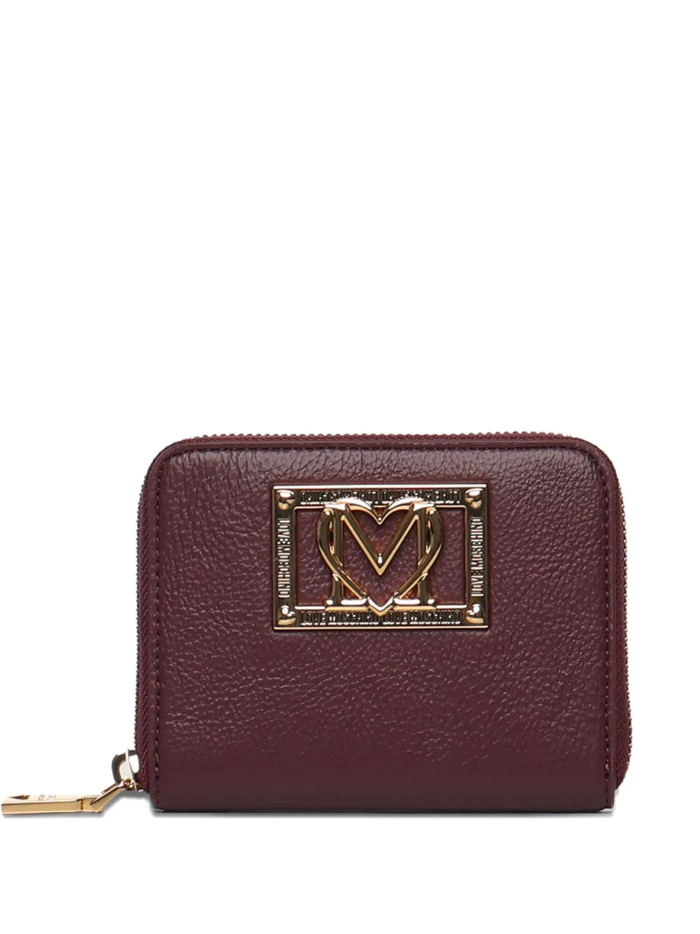 Love Moschino Portemonnee met logoplakkaat Rood