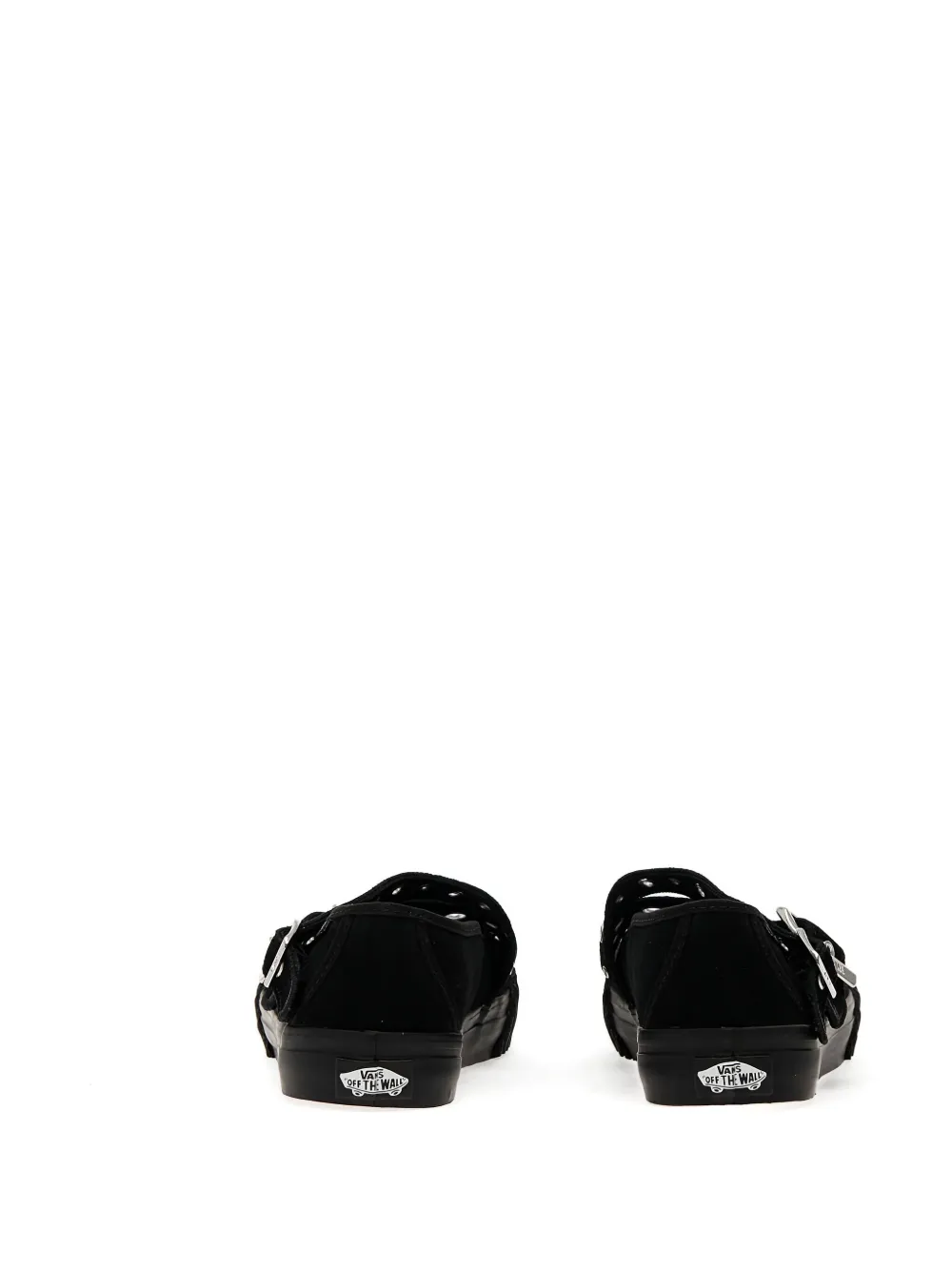 Vans Mary Jane Eyeleted Sneakers In Black