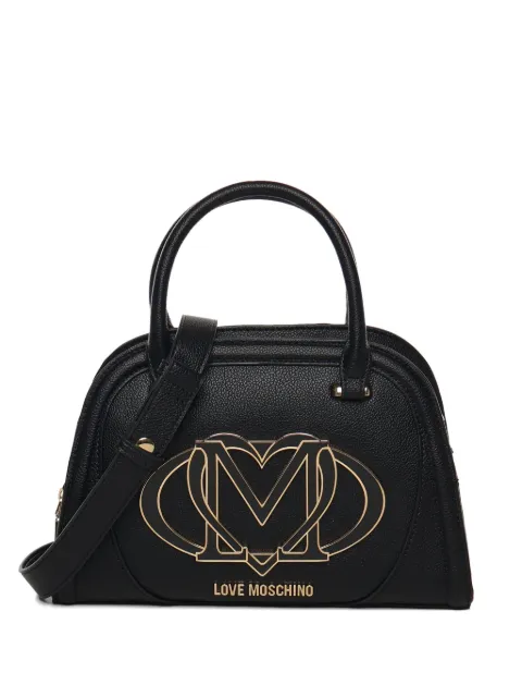 Love Moschino logo-plaque tote bag