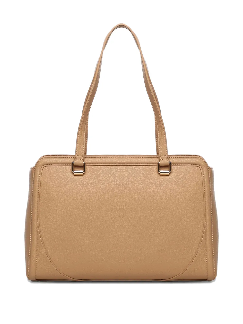 Love Moschino logo-plaque tote bag - Beige