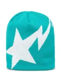 A BATHING APE® Star lightning-motif beanie hat - Green