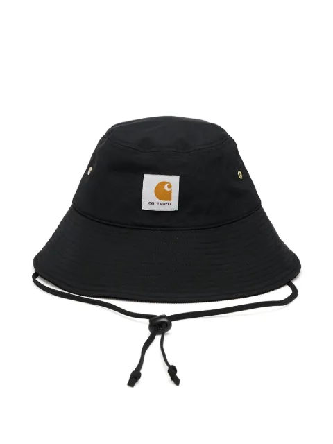 Carhartt WIP Clarton logo-patch bucket hat